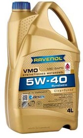Фото 1/4 111113300401999, Моторное масло RAVENOL VMO SAE 5W-40 (4л) new