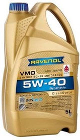 Фото 1/3 111113300501999, Моторное масло RAVENOL VMO SAE 5W-40 (5л) new