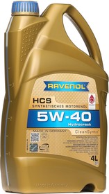 Фото 1/3 111210500401999, Моторное масло RAVENOL HCS SAE 5W-40 ( 4л) new