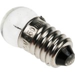 E10 Indicator Light, Clear, 2.5 V, 250 mA, 30h