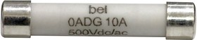 0ADGC9100-BE, CARTRIDGE FUSE, HIGH IN-RUSH, 10A, 500V