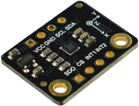 Фото 1/5 SEN0405, Accelerometer Board, Fermion, Triple Axis, LIS2DW12, Arduino Board, ±16g