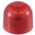 PSB-0039, PSB Series Red Flashing Beacon, 10 60 V dc, Base Mount, Xenon Bulb, IP65