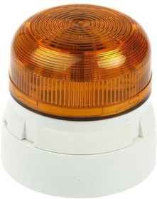 Фото 1/5 QBS-0063, Flashguard QBS Series Amber Flashing Beacon, 11 → 35 V dc, Surface Mount, LED Bulb
