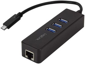 Фото 1/2 UA0283, Кабель USB / Fast Ethernet с хабом USB USB 3.0