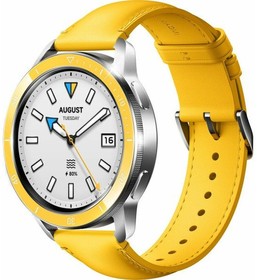 Фото 1/3 Ремешок для смарт-часов Xiaomi Watch Strap (хромовый желтый)