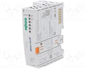 Фото 1/2 750-363, Сетевой интерфейс; 24ВDC; DIN; RJ45 x2; IP20; 10-100Мбит/с; 0-55°C