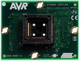 Фото 1/2 ATSTK600-SC19, Generic Socket Card For Devices In TQFP144 Package, 0.5 Pitch, 20X20 Body Size