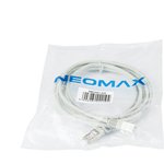 NEOMAX (NM23001-020) Шнур коммут. FTP 2 м, cat.5е, серый, многожильный