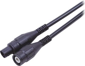 67.9773-100-21, Test lead, 600V, Black, 1m Lead Length