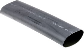 SST-12-27/FR-RSU, Adhesive Lined Heat Shrink Tubing, Black 68.5mm Sleeve Dia. x 304.8mm Length 3:1 Ratio, SST Series