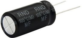 RND 150KMF025M102I21S, Radial Electrolytic Capacitor, 1000uF, 3uA, 25V, 1.9A