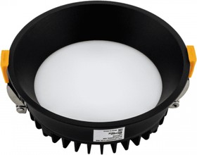 DesignLed Светильник светодиодный диммируемый потолочный встраиваемый , серия WL-BQ, черный, 15Вт, IP20, Теплый белый (3000К) 005645