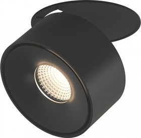Фото 1/2 DesignLed Светильник светодиодный потолочный встраиваемый , серия GW, черный, 15Вт, IP20, Нейтральный белый (4000К) 004897