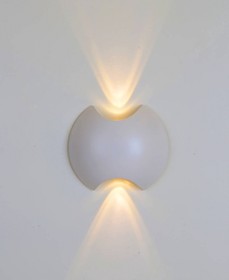 Фото 1/2 LWA0121A-WH-WW Настенный светильник BRAND, Белый, 2*3Вт, 3000K, IP54, LWA0121A-WH-WW Цвет свечения: Теплый белый Тип монтажа: настенный