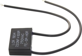 FE-SP-HDR23-220/100, CAP, SUP, X2, 0.22UF, 250VAC, RADIAL BOX