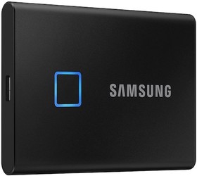 Фото 1/10 Тведотельный накопитель SSD Samsung T7 Touch External 1Tb (1024GB) BLACK USB 3.2 (MU-PC1T0K/WW)