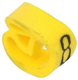 Фото 1/2 0251311526, Маркер для проводов и кабеля; 4-10мм; ПВХ; желтый; сквозной
