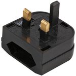CP1D, Mains Converter Plug, Euro Plug, UK Plug, 10 A, 5 A, Black ...