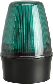 Фото 1/2 LEDS100-05-04, LEDS100 Series Green Flashing Beacon, 85 → 280 V ac, 85 → 380 V dc, Surface Mount, LED Bulb, IP65
