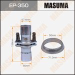 EP-350, Демпферное соединение MASUMA, D60, d57.4, L200 (фланец с трубой 2 ...