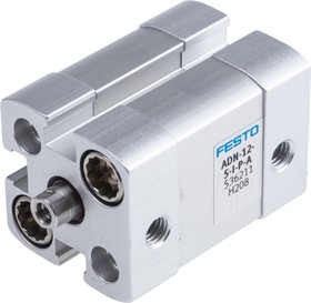 Фото 1/7 ADN-12-5-I-P-A, Pneumatic Cylinder - 536211, 12mm Bore, 5mm Stroke, ADN Series, Double Acting