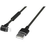 Кабель USB A (M) - microUSB B (M), 1м, Ritmix RCC-413 Black