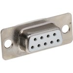 618 9 Way Cable Mount D-sub Connector Socket, 2.77mm Pitch