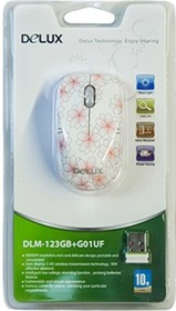 Мышь Delux DLM-123GB Pink
