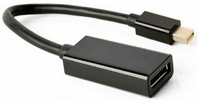 Переходник Mini DisplayPort (M) - DisplayPort (F), Gembird A-mDPM-DPF4K-01
