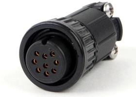 3282-9PG-3DC, Standard Circular Connector 9P PIN CABLE END DAISY CHAIN GRMMT