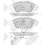 Колодки передние NIBK PN0477W