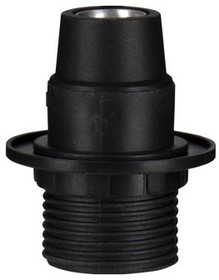 141114, Lamp Holder E14 43mm Plastic Black
