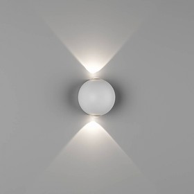 Фото 1/2 GW-A161-2-6-WH-WW Настенный светильник SFERA-SBL, Белый, 6Вт, 3000K, IP54, GW-A161-2-6-WH-WW Цвет свечения: Теплый белый Тип монтажа: на