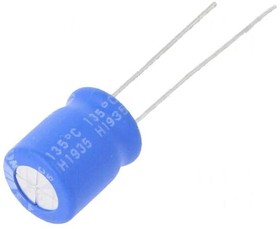 Фото 1/2 UBW1H101MPD1TD, Aluminum Electrolytic Capacitors - Radial Leaded 100uF 50 Volts 20% AEC-Q200