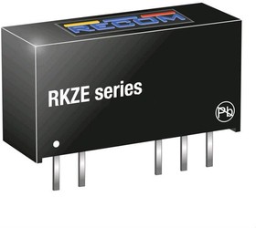 RKZE-1205S, Преобразователь DC/DC, 2Вт, Uвх 10,8-13,2В, Uвых 5ВDC, SIP7, 2,8г