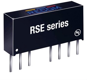 Фото 1/3 RSE-2405S/H2, Isolated DC/DC Converters - Through Hole 2W 18-36Vin 5Vout 400mA SIP8
