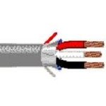 5501FE 0081000, Multi-Conductor Cables 22AWG 3C SHIELD 1000ft SPOOL GRAY