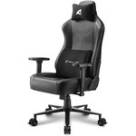 Sharkoon Skiller SGS30 чёрно-белое Игровое кресло (синтетическая кожа ...