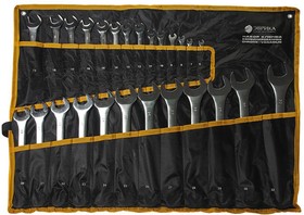 Фото 1/9 ER-31260, Набор ключей комбинированных 6-32мм 26 предметов в сумке сатинированных ЭВРИКА