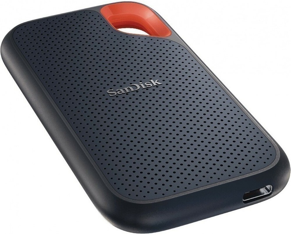 SDSSDE61-2T00-G25, Твердотельный диск 2TB Sandisk Extreme Portable V2,  External, USB 3.2, [R/W -1050/1000 MB/s] черный | купить в розницу и оптом