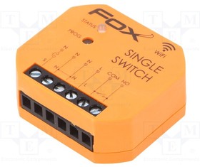 WI-R1S1P-P, Беспроводной сетевой выключатель, FOX, IP20, 85-265ВAC, 2,4ГГц