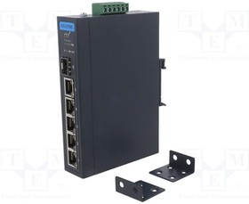 EKI-2706E-1GFP-AE, Unmanaged Ethernet Switches 4FE+1GE+1G SFP Unmanaged Ind. PoE Switch