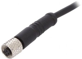 Фото 1/3 PXPPVC05FBF03ACL010PVC, Sensor Cables / Actuator Cables M5 Series F Overmold Flex Body Cbl Conn