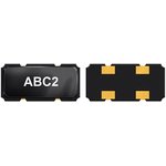ABC2-7.680MHZ-4-T, 7.68 MHz ±30ppm Crystal 18pF 50 Ohms 4-SMD, No Lead