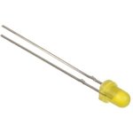 2.5 V Yellow LED 3mm Through Hole, L-7104LYD