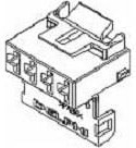 12015664, Automotive Connectors 4P FEMALE BLACK 630 SERIES 46 AMPS