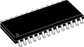 PIC32MX150F128B-I/SO, 32-bit Microcontrollers - MCU 32B 128KB FL 32KB RAM 40MHz 28 Pin