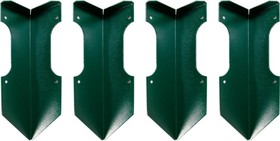 Колышки для деревянных грядок CB15-1 зелёные, 4 шт. 3003008
