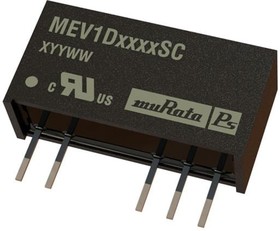 MEV1D2405SC, Isolated DC/DC Converters - Through Hole W 24VIN +/-5VOUT +/-100MA SIP
